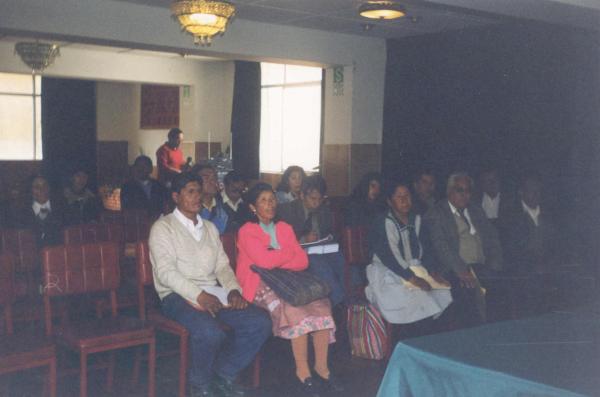 Conferencia de prensa - Hotel Presidente de Huancayo