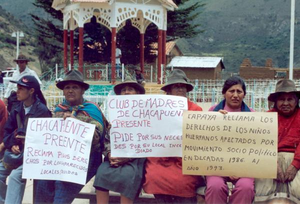 Reunión con autoridades locales y pobladores de Capaya - Apurímac