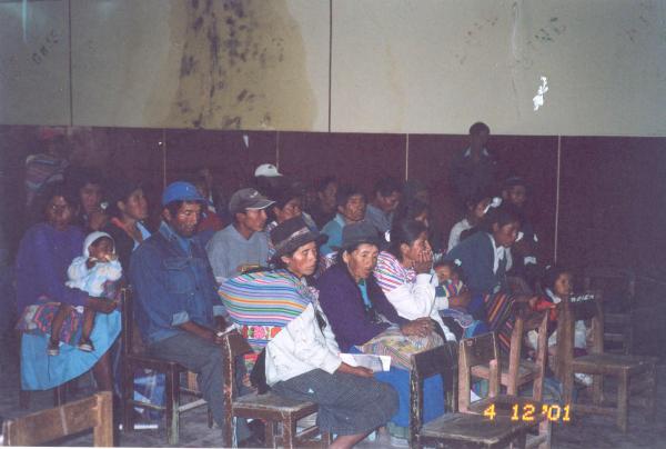 Conferencia pública de comisionados - Consejo Provincial de Acobamba - Huancavelica