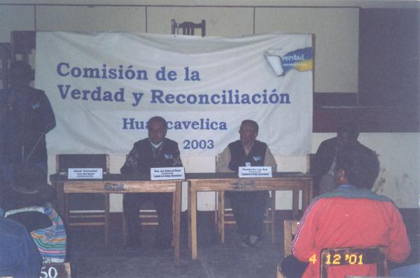 Conferencia pública de comisionados - Consejo Provincial de Acobamba - Huancavelica