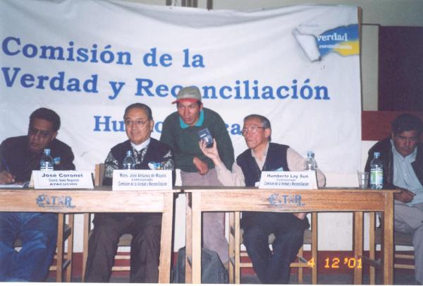 Conferencia pública de comisionados - Consejo Provincial de Acobamba - Huancavelica