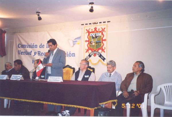 Conferencia pública de comisionados - Consejo Distrital de Lircay - Huancavelica