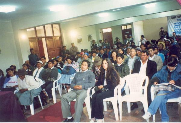 Conferencia pública de comisionados - Consejo Distrital de Lircay - Huancavelica