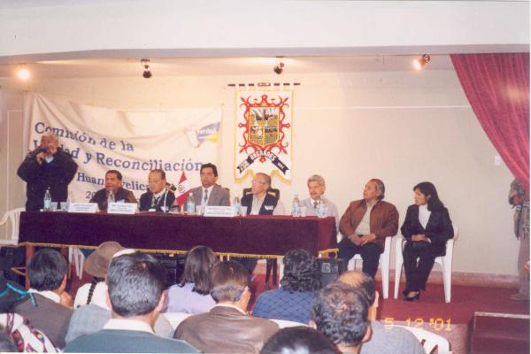 Conferencia pública de comisionados - Consejo Distrital de Lircay - Huancavelica