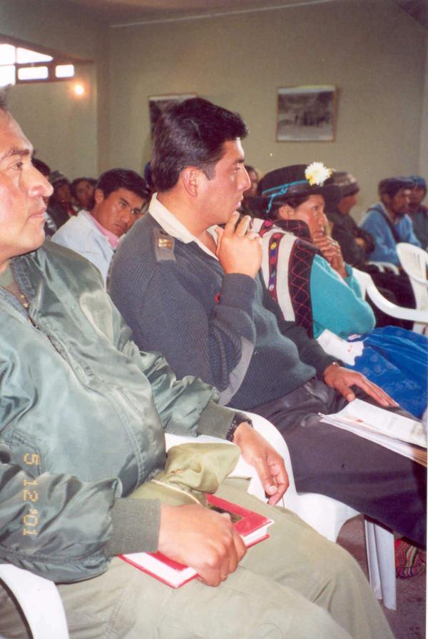 Conferencia pública de comisionados - Consejo Distrital de Lircay - Huancavelica