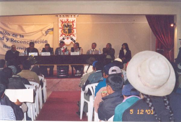 Conferencia pública de comisionados - Consejo Distrital de Lircay - Huancavelica