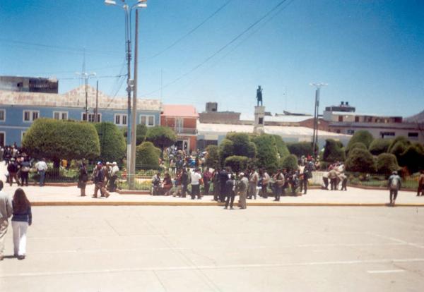 Reunión con autoridades locales de Azángaro - Puno