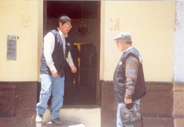 Reunión con autoridades locales de Azángaro - Puno