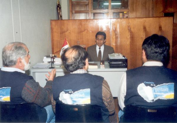 Reunión con autoridades locales de Azángaro - Puno