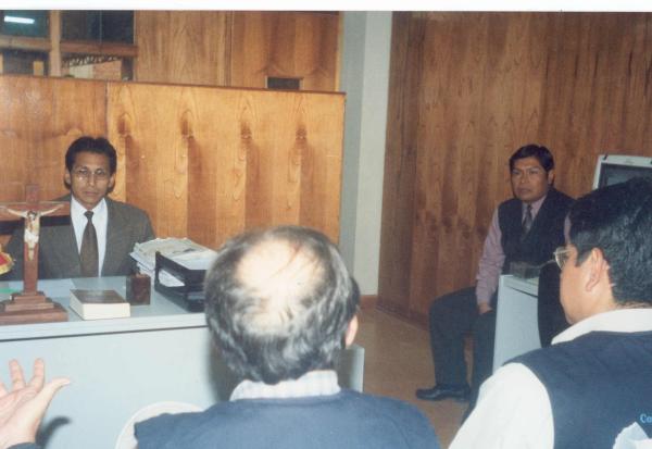 Reunión con autoridades locales de Azángaro - Puno