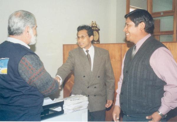 Reunión con autoridades locales de Azángaro - Puno