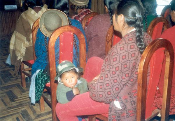 Conferencia pública de comisionados - Salón consistorial de la Municipalidad de Azángaro
