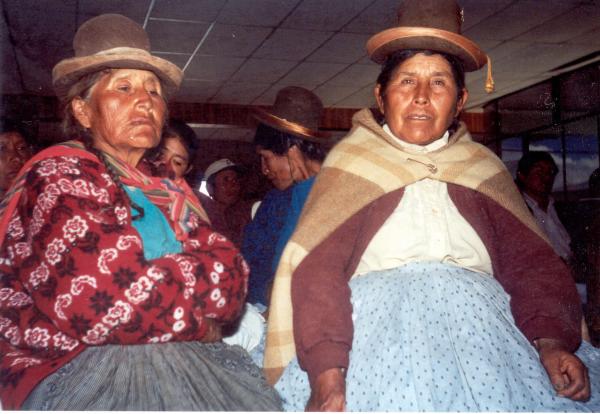 Conferencia pública de comisionados - Salón consistorial de la Municipalidad de Azángaro
