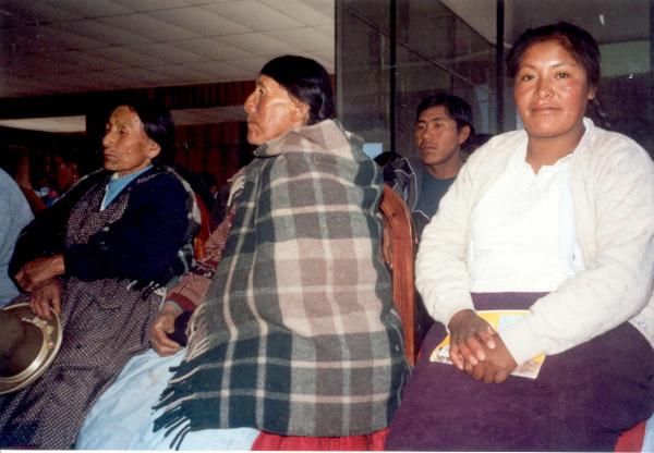 Conferencia pública de comisionados - Salón consistorial de la Municipalidad de Azángaro