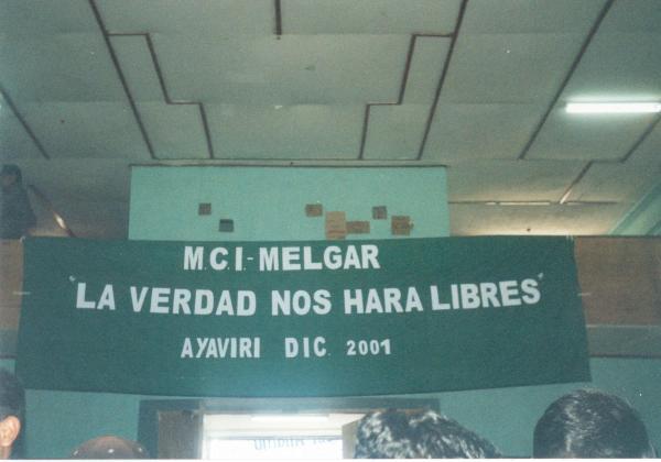 Conferencia pública de comisionados - Teatro Municipal de Ayaviri