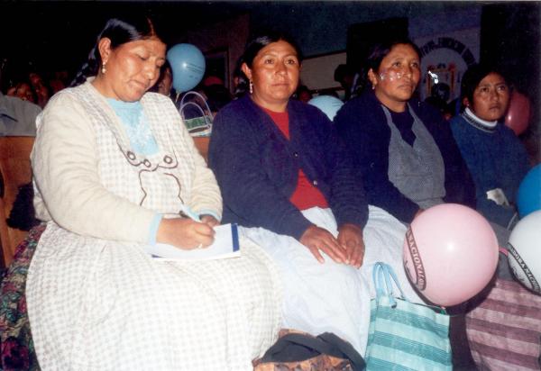 Conferencia pública de comisionados - Teatro Municipal de Ayaviri