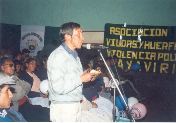 Conferencia pública de comisionados - Teatro Municipal de Ayaviri