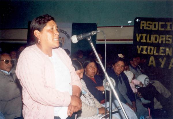 Conferencia pública de comisionados - Teatro Municipal de Ayaviri