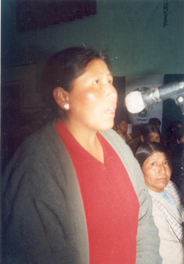 Conferencia pública de comisionados - Teatro Municipal de Ayaviri