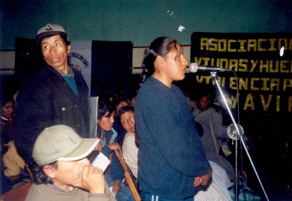 Conferencia pública de comisionados - Teatro Municipal de Ayaviri