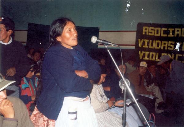 Conferencia pública de comisionados - Teatro Municipal de Ayaviri