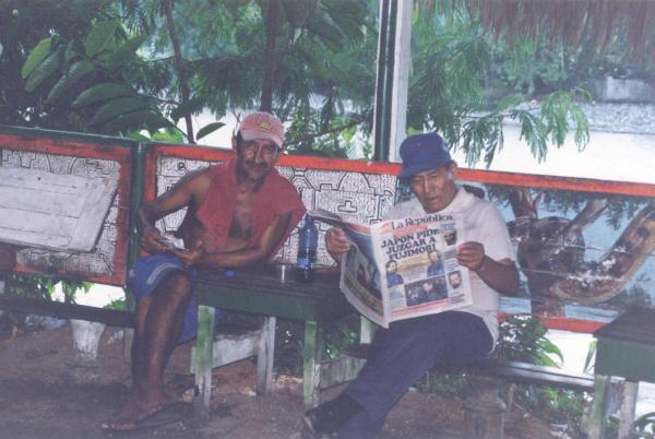 Reunión de los comisionados con autoridades locales de Huánuco