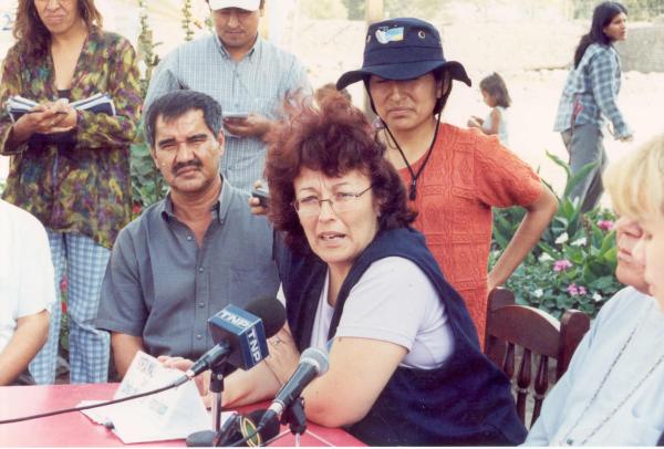 Reunión de los comisionados con autoridades locales, eclesiásticas y pobladores de Santa