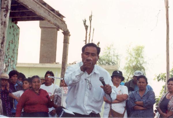 Reunión de los comisionados con autoridades locales, eclesiásticas y pobladores de Santa