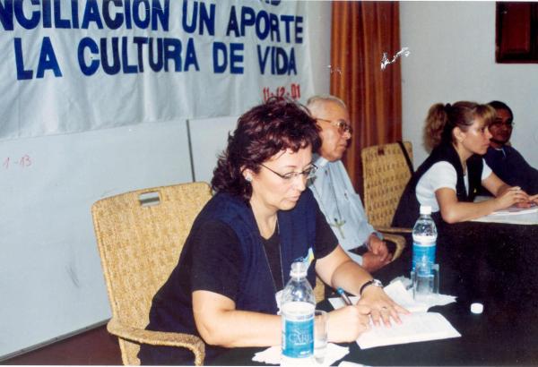 Reunión de los comisionados con familiares de víctimas - Ancash