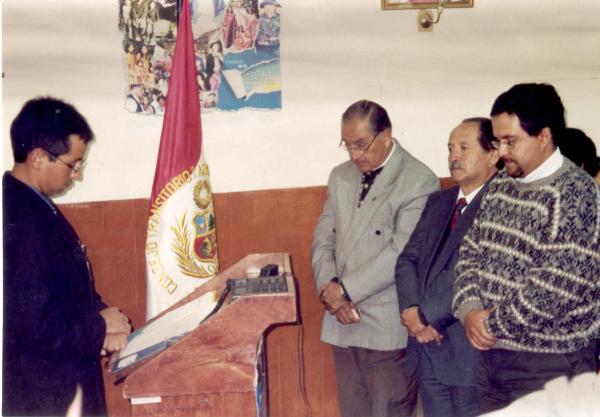Inauguración de la sede zonal de la Comisión de la Verdad y Reconciliación de Huancavelica