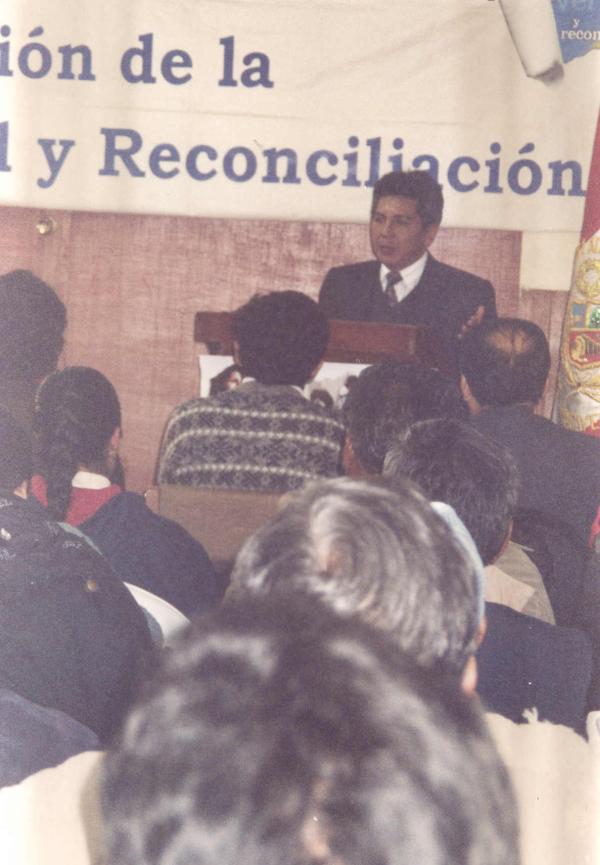 Inauguración de la sede zonal de la Comisión de la Verdad y Reconciliación de Huancavelica