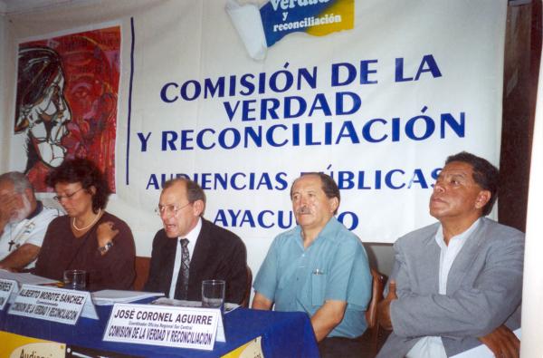 Conferencia de prensa Audiencia Pública de Huamanga