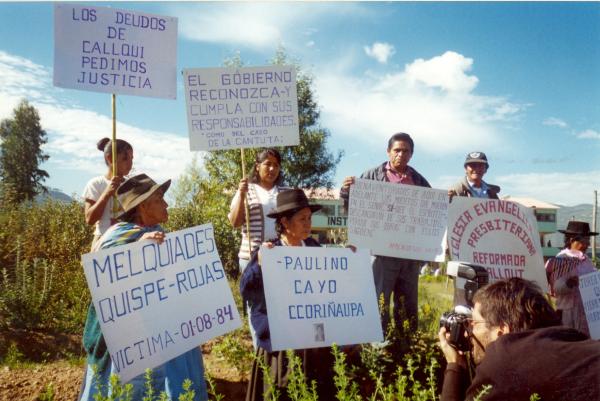 Vista panorámica de los alrededores en Huanta