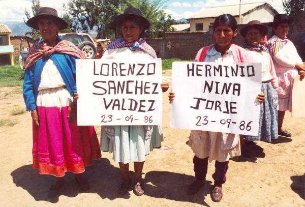 Caso: Callqui Nisperocniyocc Testimonio: Sabina Valencia Torres, Teodora Huincho Casapoma y Vicente Saico Tinco - Huanta