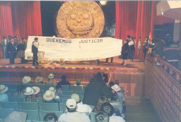 Entrega de carta colectiva en Cusco