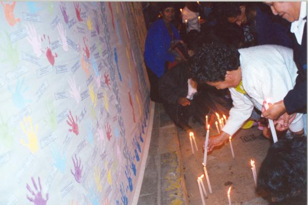 Vigilia por la Paz en Huánuco