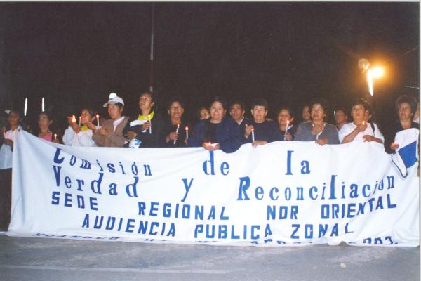 Vigilia por la Paz en Huánuco