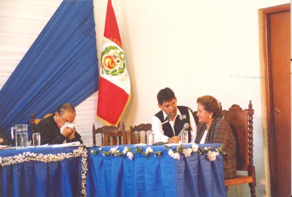 Desarrollo de asamblea pública Huánuco