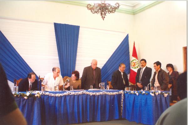 Desarrollo de asamblea pública Huánuco