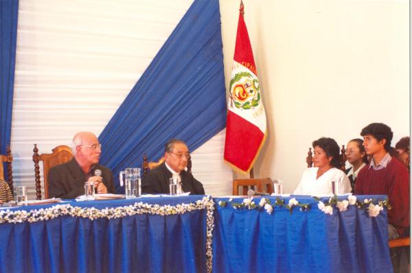 Desarrollo de asamblea pública Huánuco