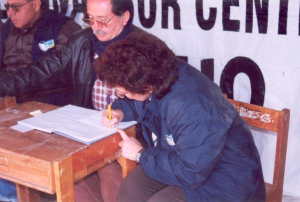 Clausura de la asamblea pública de Chungui- Ayacucho