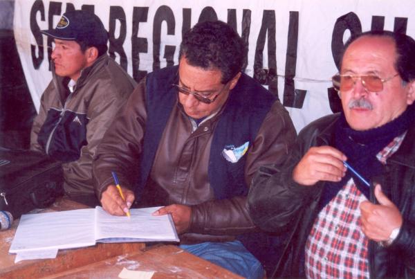 Clausura de la asamblea pública de Chungui- Ayacucho