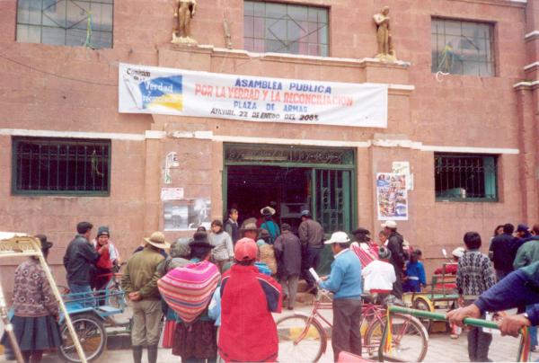 Desarrollo Asamblea Pública Ayavíri - Puno