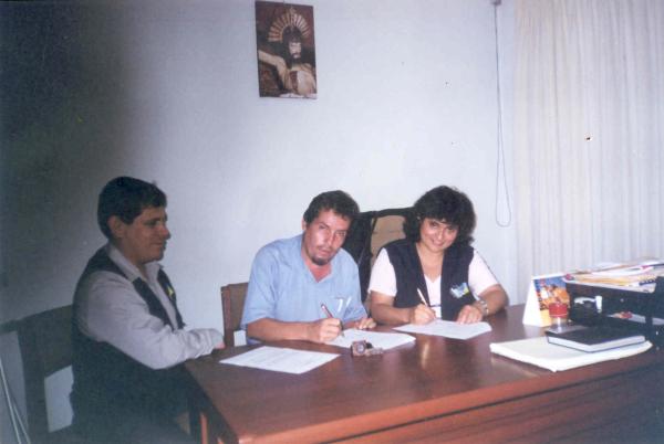 Firma de convenio entre la Comisión de la Verdad y Reconciliación y otras instituciones - Huánuco