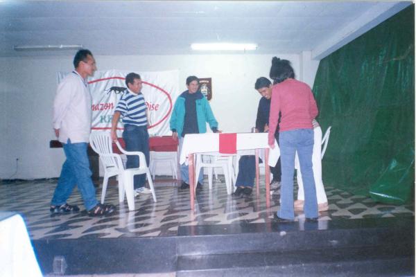 Taller con trabajadores y voluntarios - Huánuco