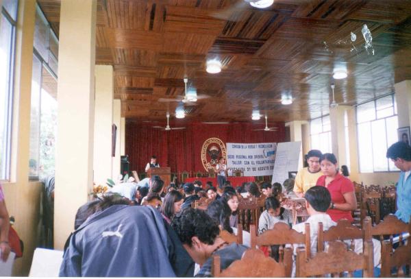 Taller de voluntarios en Pucallpa