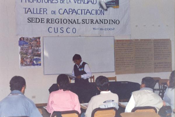 Taller de Promotores de la Verdad (Prover) en Cusco