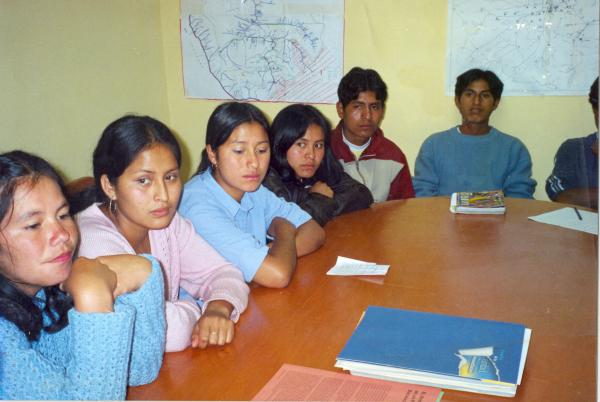 Reunión de Promotores de la Verdad (Prover) en Abancay con el área de educación