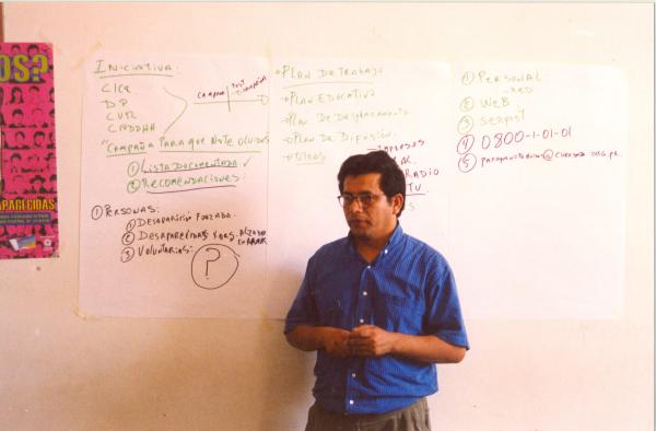 Taller sobre desaparecidos a voluntarios - Abancay