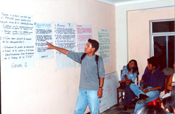 Taller de voluntarios en Huánuco